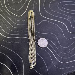 10k Gold Diamond Cut Curb Link Chain 