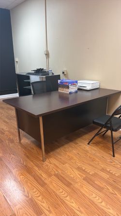 Desk with chair