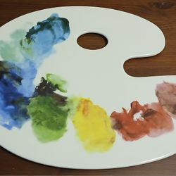 Color Pastel Art Food Platter  - Fishs Eddy   