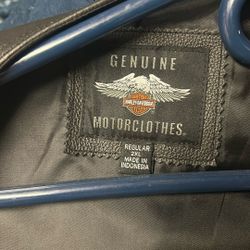 Harley Davidson leather vest