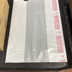 Plastic Togo Bag 12”