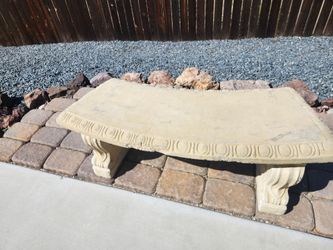 Stone bench