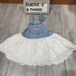 Toddler Denim Overall Jean Dress 