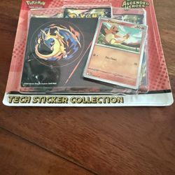 Ascended heroes Charmander 3 pack tech sticker collection (Pokemon TCG)
