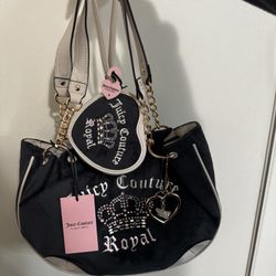 Juicy Kingdom Tote With Matching Heart Wristlet 