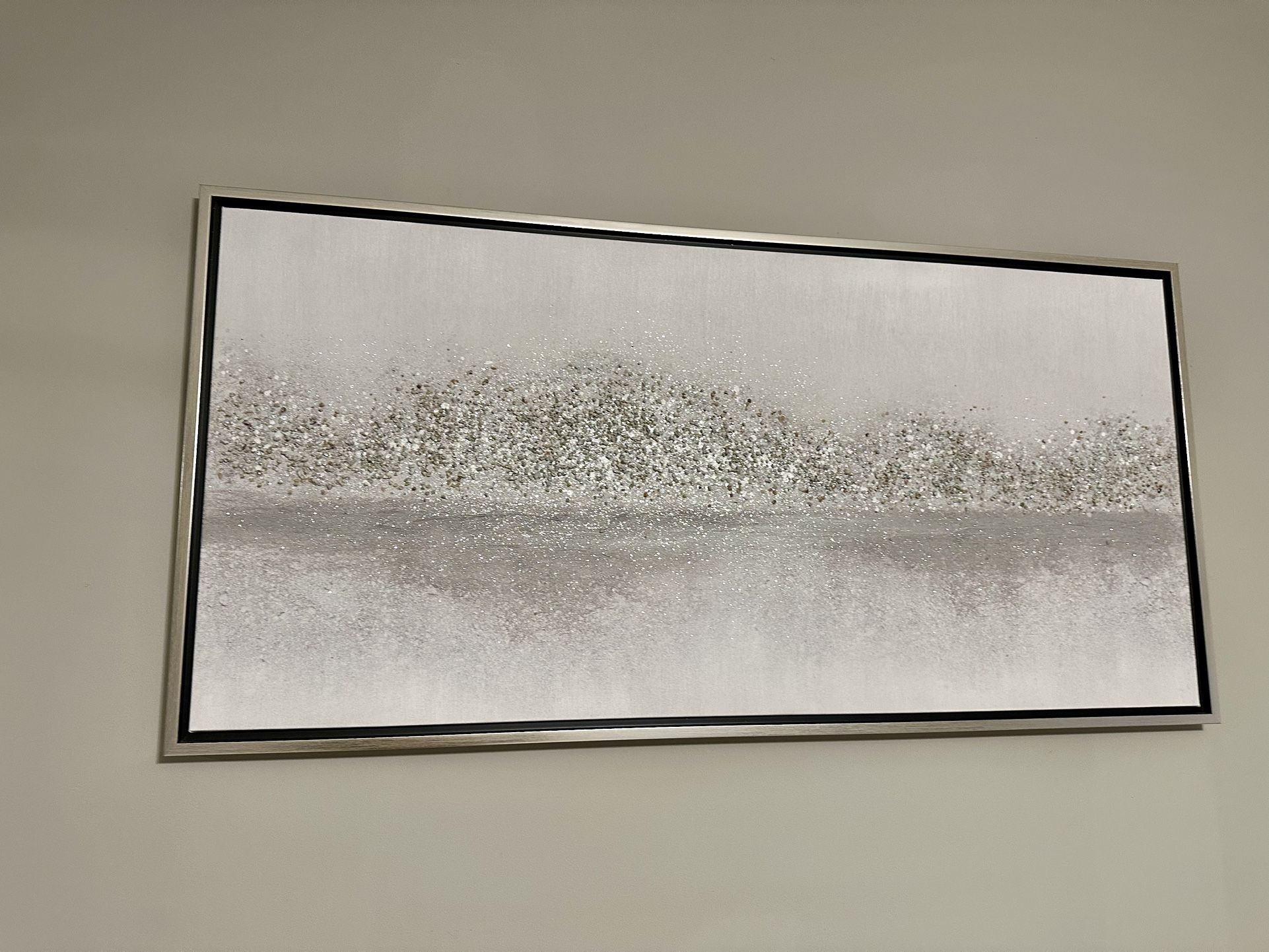 Framed Wall Art with Silver Frame