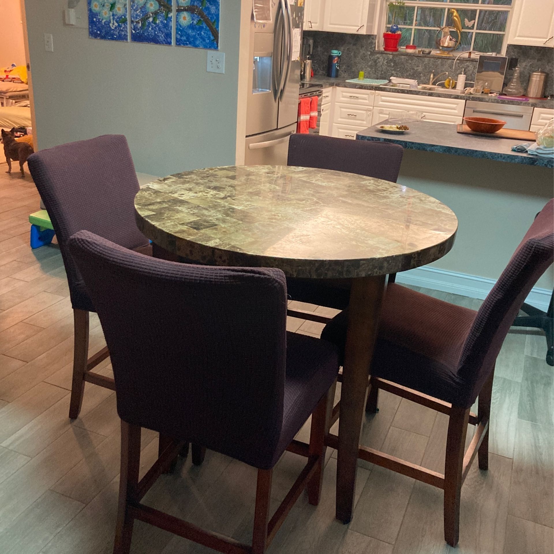 Dining Table With 4 Chairs 