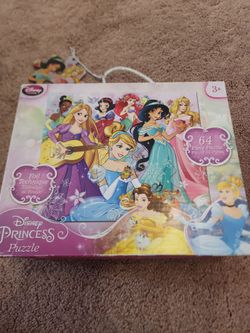 Disney Princess puzzle. 64 pcs
