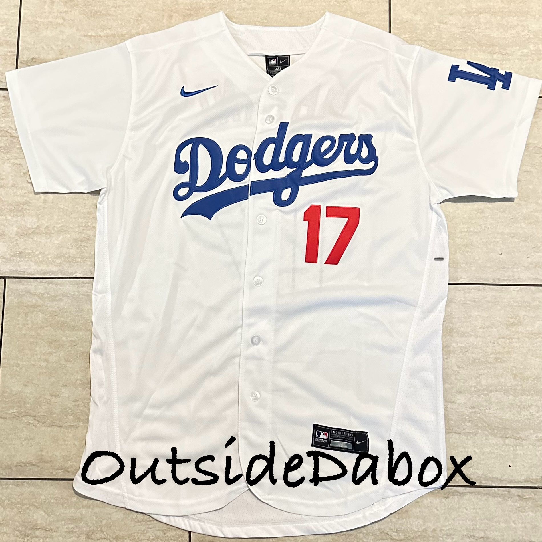 Shohei Ohtani White Dodgers Jersey Mens Sizes-3x New!!