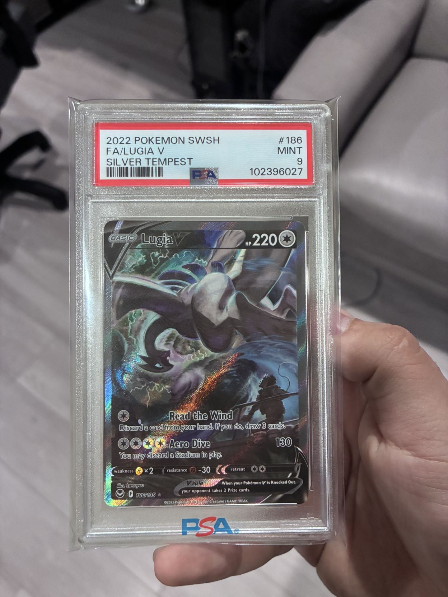 Lugia V Alt Art PSA 9