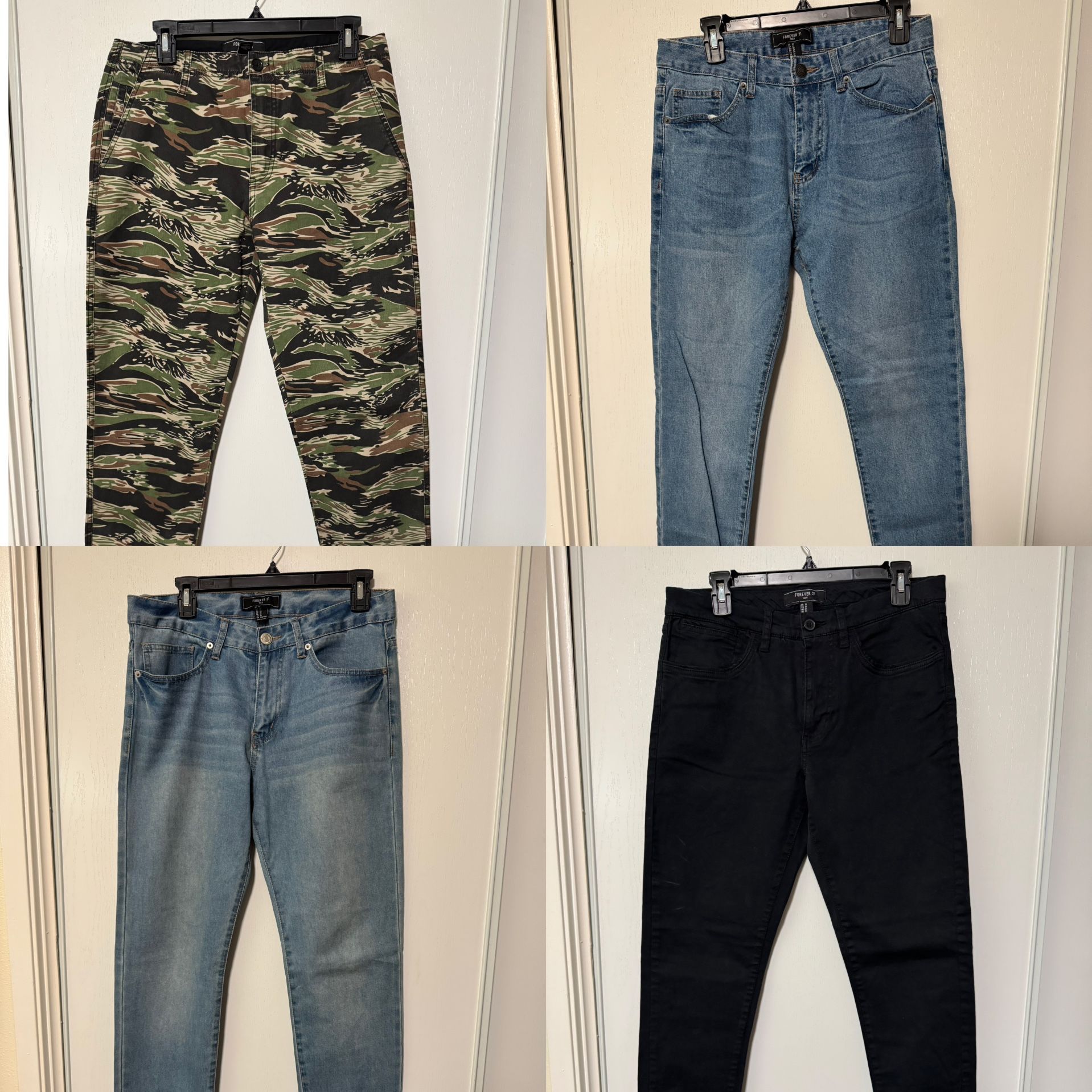 Men’s Pants & Jeans Size 31x30 - 4 Pairs