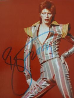 David Bowie autographed framed 8x10 Picture