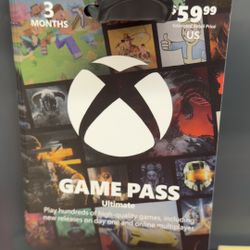 Game Pass Ultimate 3 Month And 1 Month