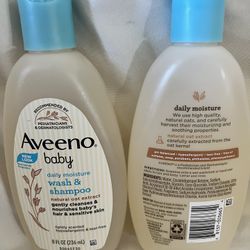 AVEENO & JOHNSON’S Baby Wash, Shampoo, And Lotion