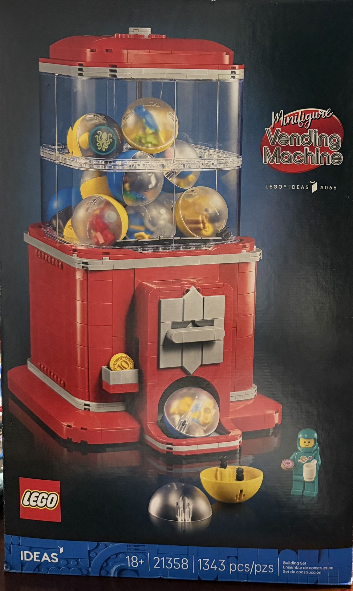 LEGO Ideas Minifigure Vending Machine Building Set