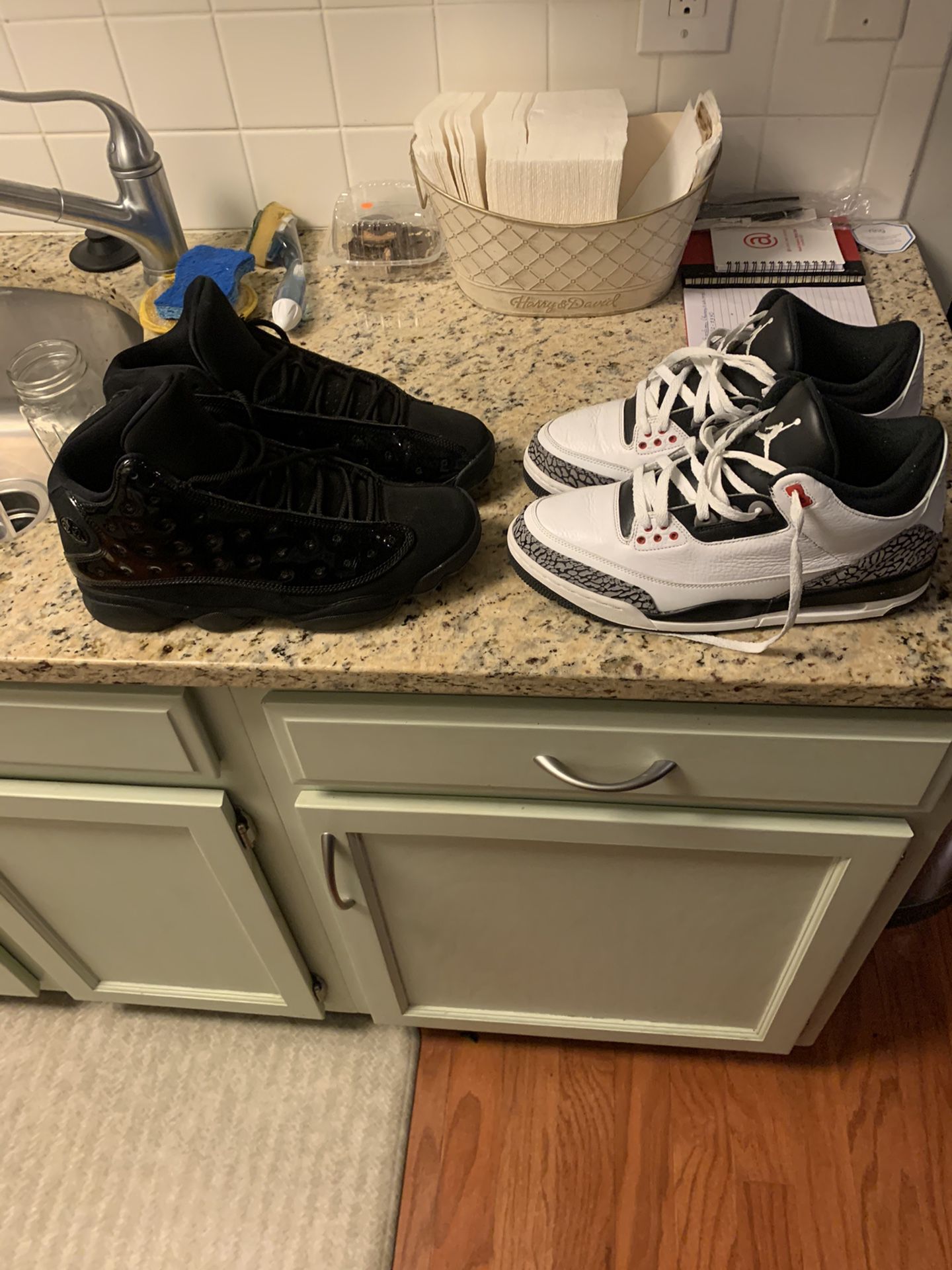 Jordan Cap and Gown 11 and Infrared 3s
