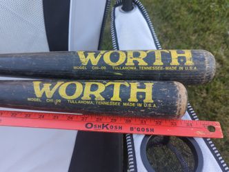 Worth model CHI-09 wood softball bats