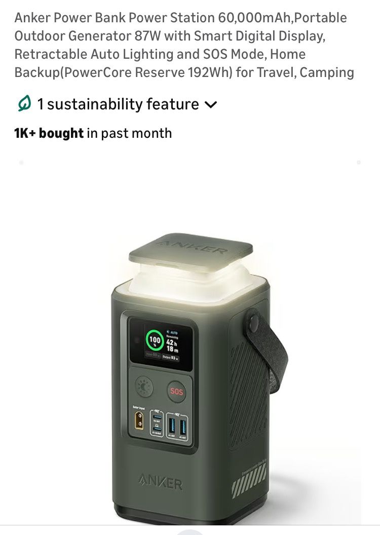 Anker Power Bank Power Station