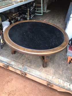 Beautiful Slate coffee table Approx 40in