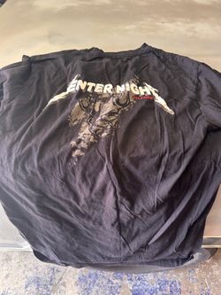 metallica shirt large