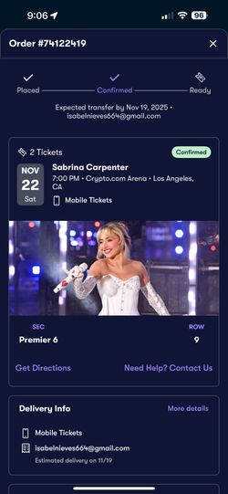Sabrina Carpenter Tickets