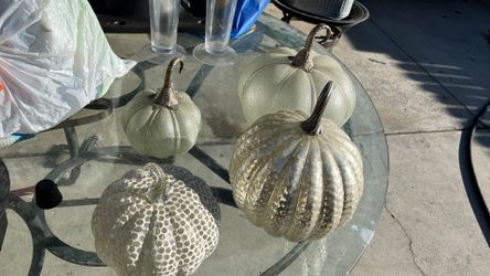 Glass Pumkins for holloween