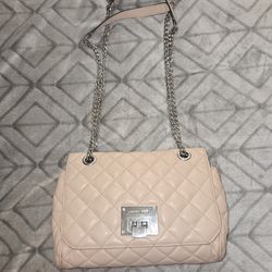 Michael Kors quilted pink shoulder/crossbody bag