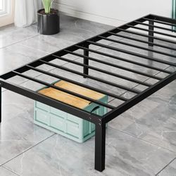 2 Twin Bed Frames for Twin Size with Storage Space Under

