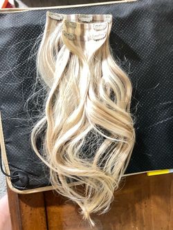 100% real hair can be dyed $60