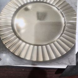 Gold Fluted Charger Plates