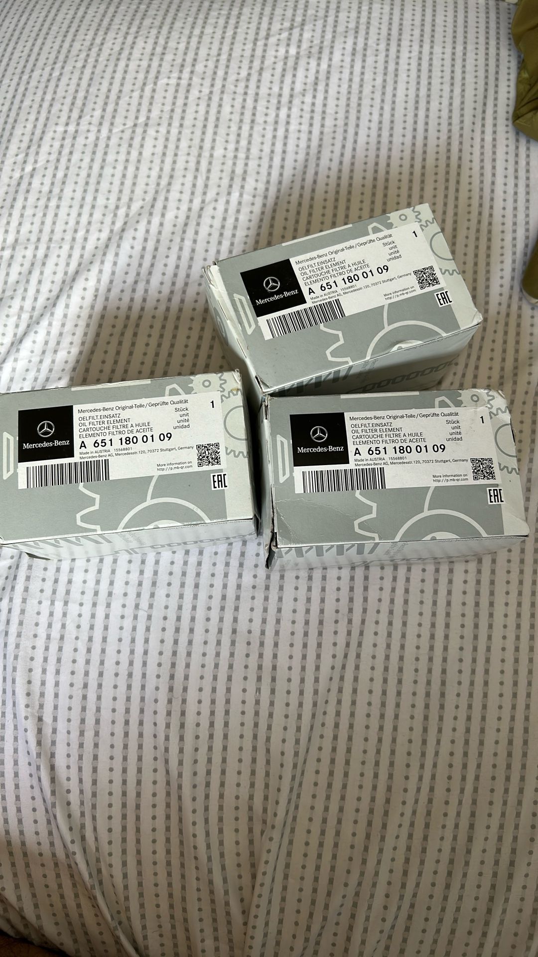 mercedes sprinter oil filter oem