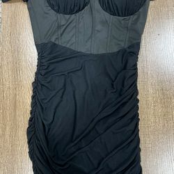 Windsor Off The Shoulder Corset Mini Cocktail Dress 