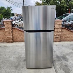 3MONTHS WARRANTY 30X33X66 LG FRIDGE 20CUFT SILVER 