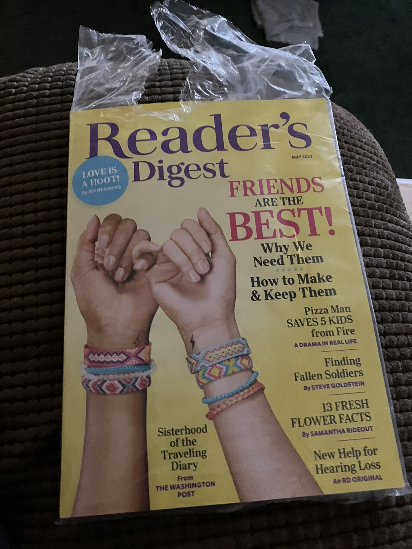 READERS DIGEST.. MAY 2023 ISSUE . FRIENDS ARE THE BEST..NEW.