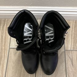 Zara Black Boots 