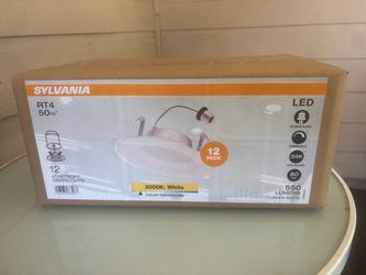 Integrated LED 4 in. Retro Fit 3000K 550 Lumen Dimmable Recessed Light White, Wet Rated (12-Pack)