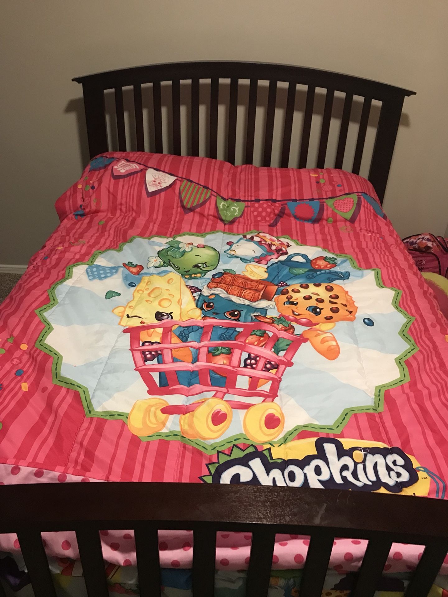 Shopkins Full size bed set