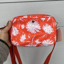 Kate Spade JAE Blossom Double Zip CrossBody Bag 100% Authentic New