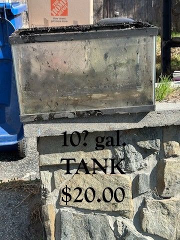 3 Fish Tanks Available for pick up