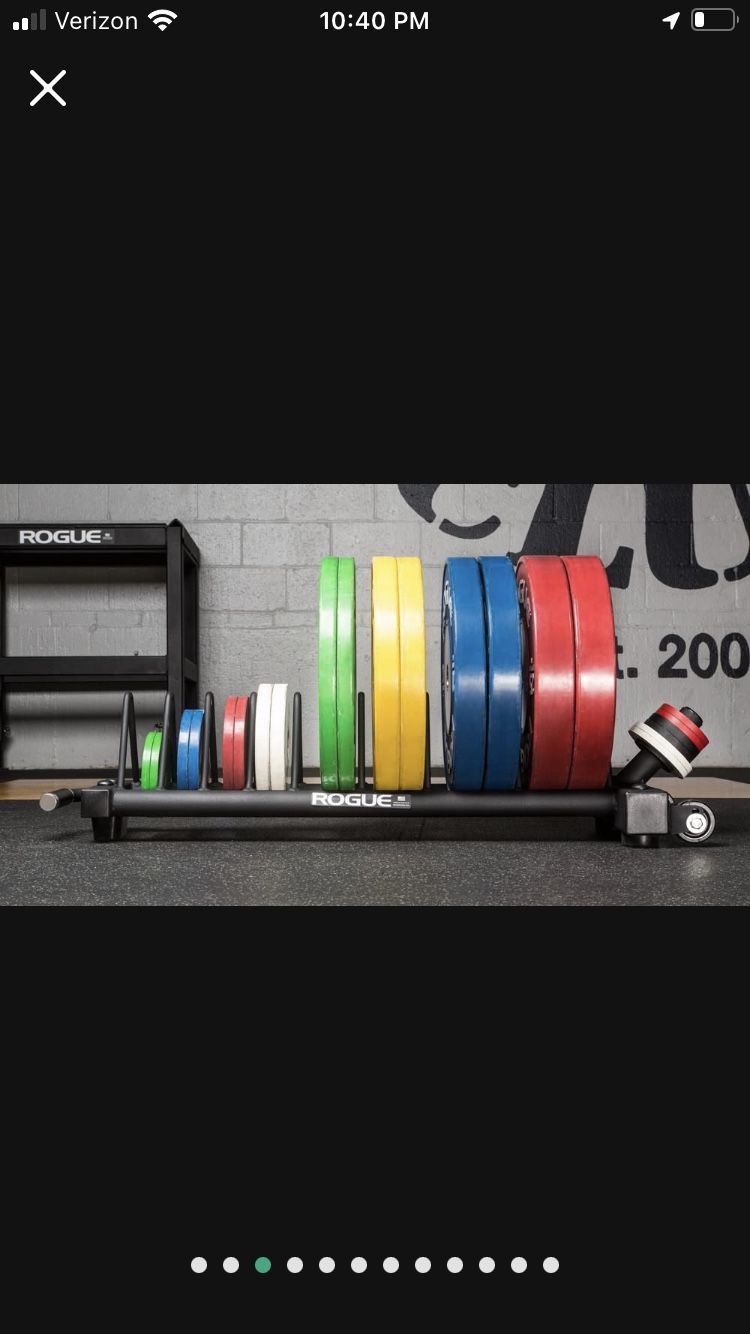 Rogue Competition Bumper Cart Plate Storage