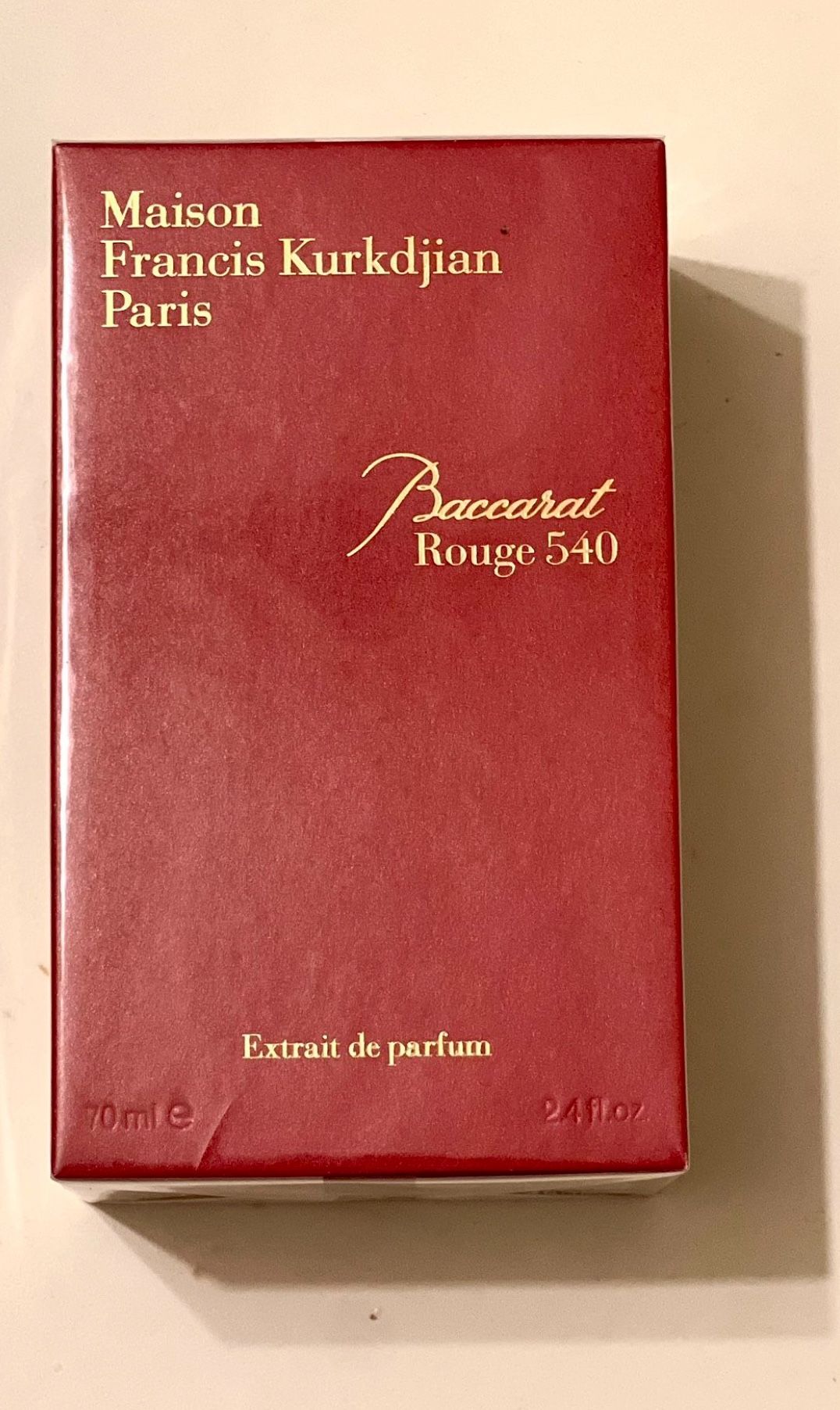 100% AUTHENTIC Baccarat Rouge 540 Extrait De Parfum 70ML