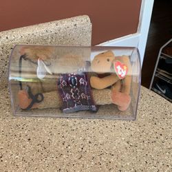 TY 1993 Lawrence the Camel Original with Baby In Cased