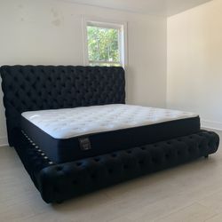 $699 Brand New King Bed Frame With Mattress (Read Description Below)