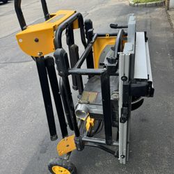Dewalt Table Saw With Fold Out-Mobile Base