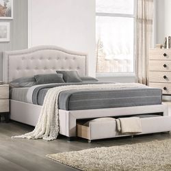 CAMA MATRIMONIAL Y COLCHÓN 