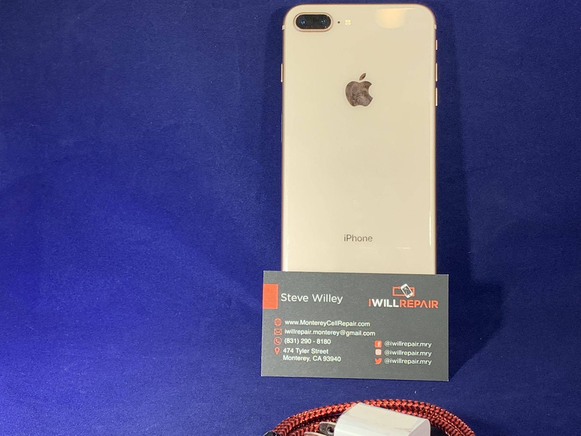 Apple iPhone 8+ Gold 64GB AT&T $330
