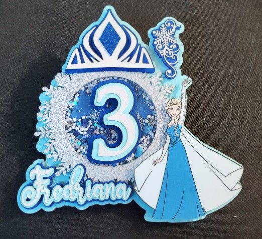 Elsa Cake Topper