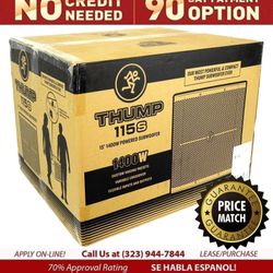  Mackie Thump Series Powered Subwoofer 15 Inch Compact Bass Cabinet 1400 Watts 118S 🚨 Payment Options Available 🚨 No Credit Needed 🚨 