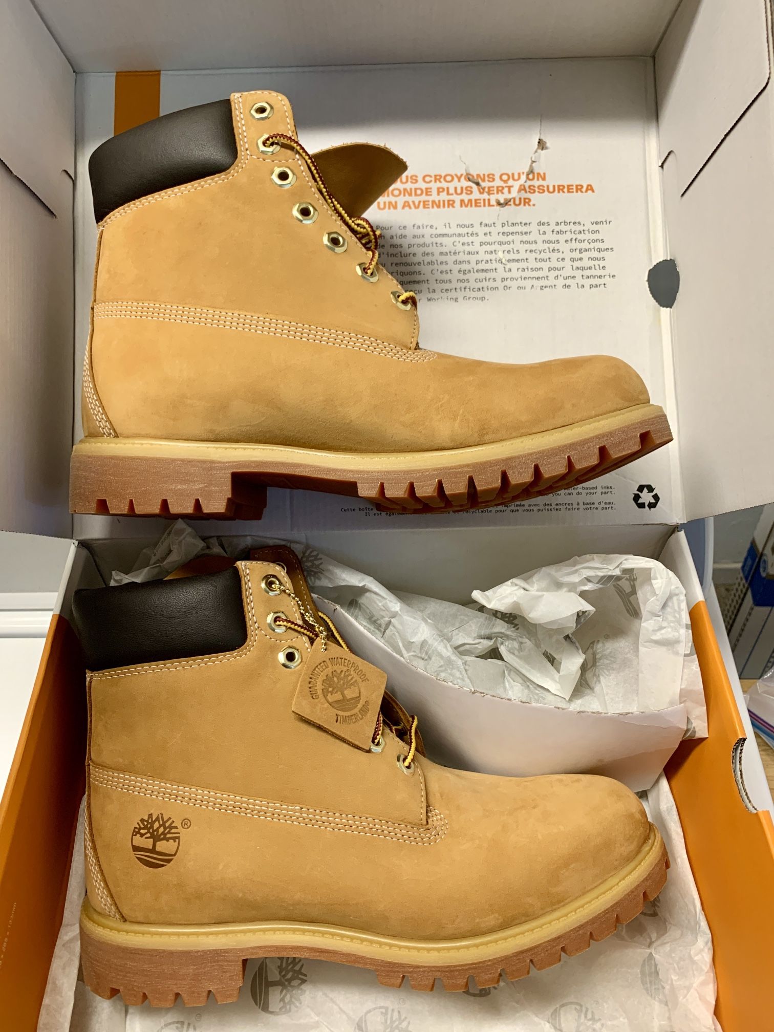 Men's Premium 6in Timberland Boots - TB010061713 - Sizes 7.5-12