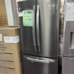 Refrigerator, LG New Open Box 30” Wide French Door Fridge